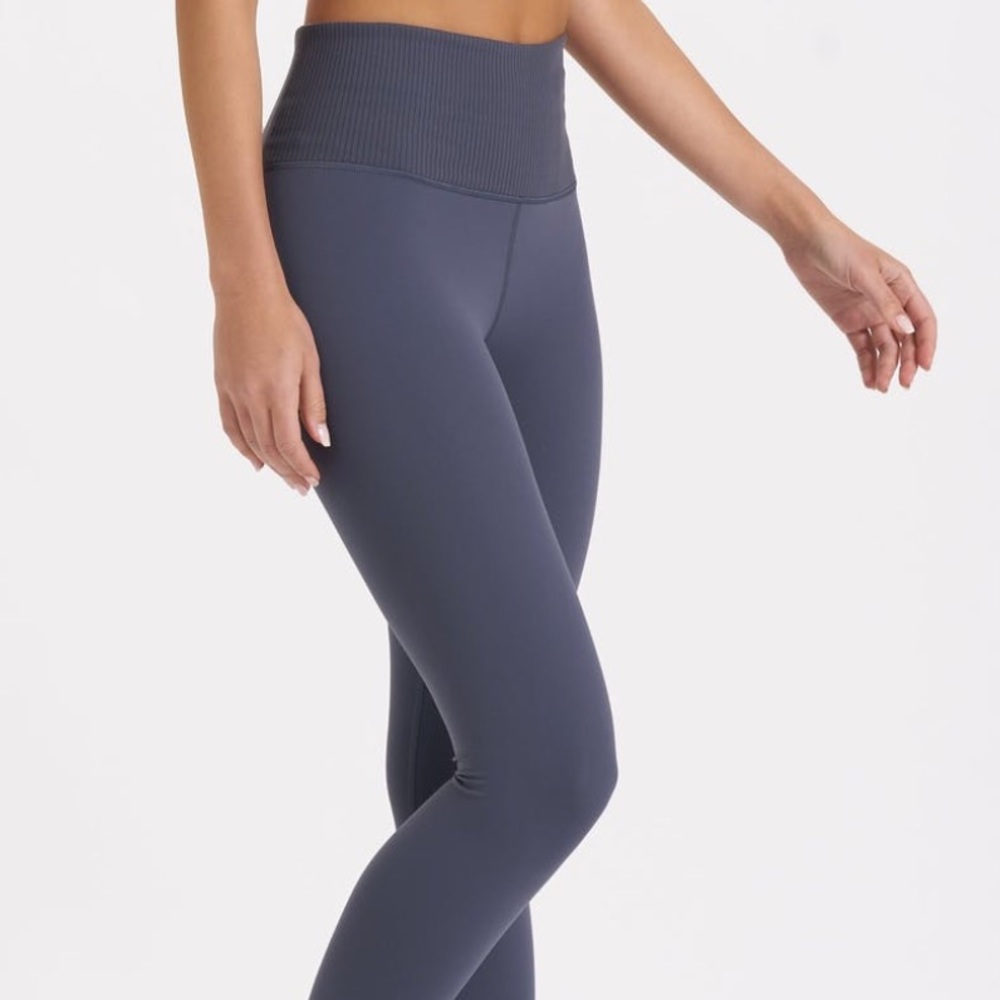 Vuori Rib Studio Legging Blue - Medium